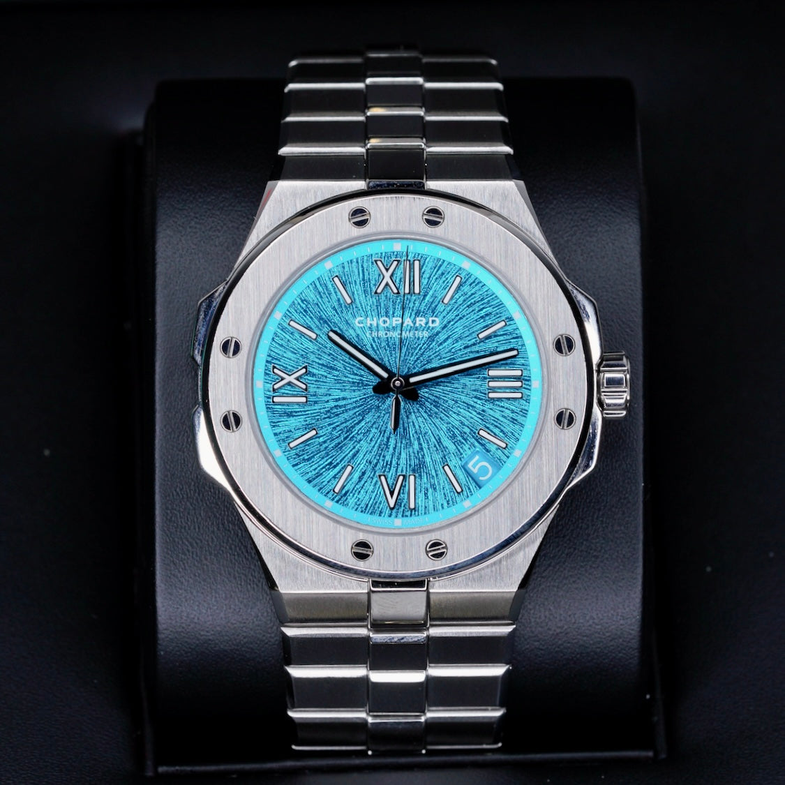 Chopard Alpine Eagle 298600-3016 “MARITIME BLUE” Turquoise Dial Stainless Steel 40mm