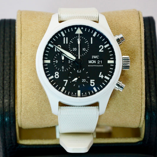 IWC Pilot IW389105 “TOP GUN” Chronograph White Ceramic 44.5mm 2024