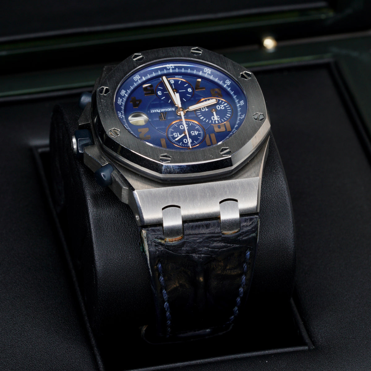 Audemars Piguet Royal Oak Offshore 26365IS.OO.D305CR.01 “PRIDE OF ARGENTINA” Blue Dial Titanium Leather Strap