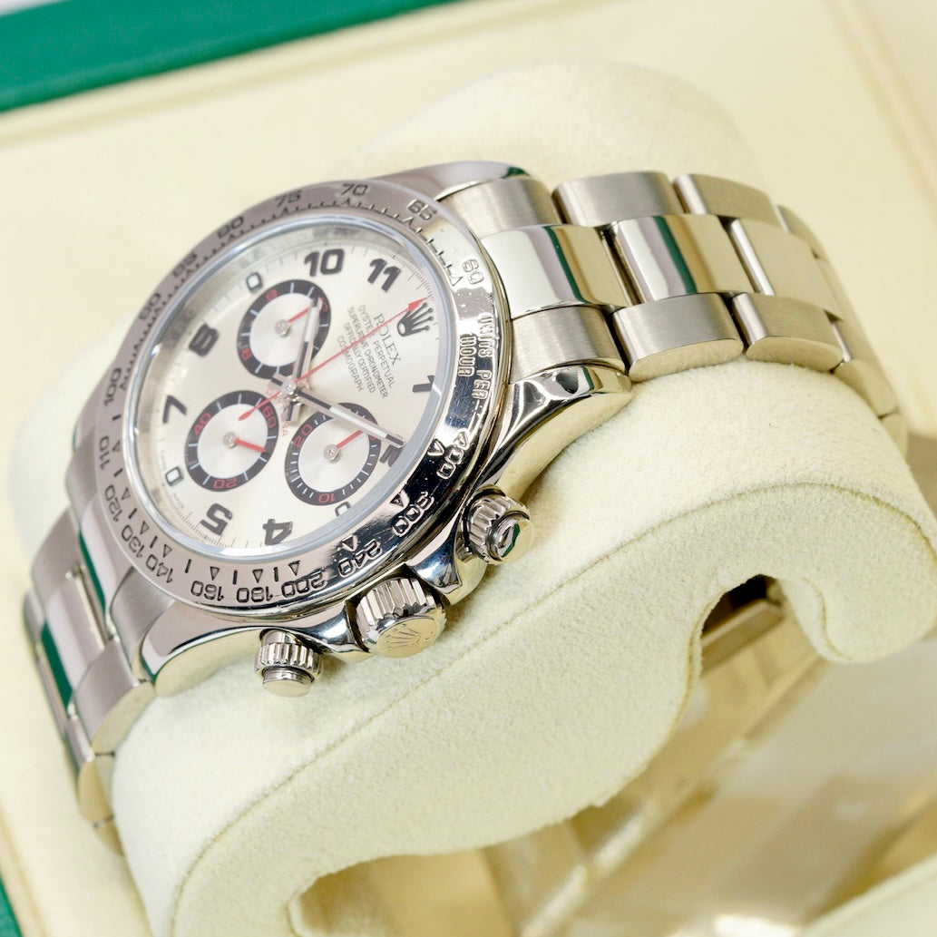 Rolex Daytona 116509 Silver Arabic Dial White Gold 40mm