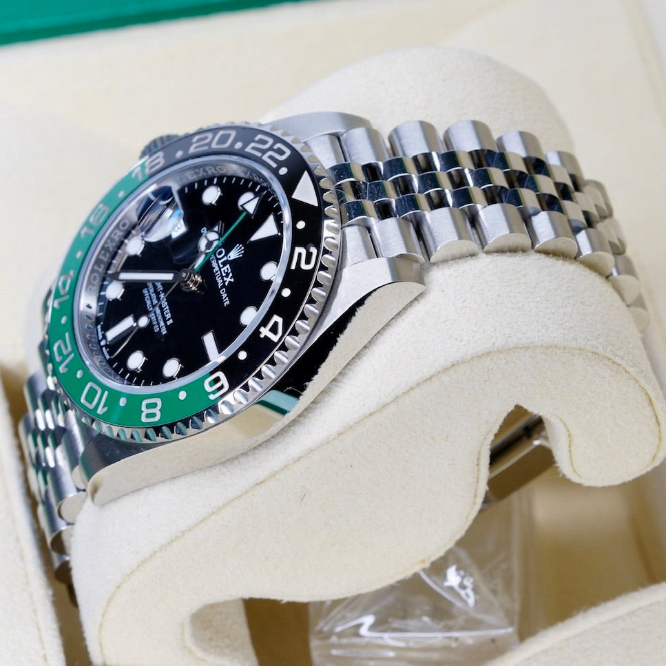 Rolex GMT-Master II 126720VTNR “SPRITE” Black Dial Green & Black Bezel Stainless Steel Jubilee 40mm 2024