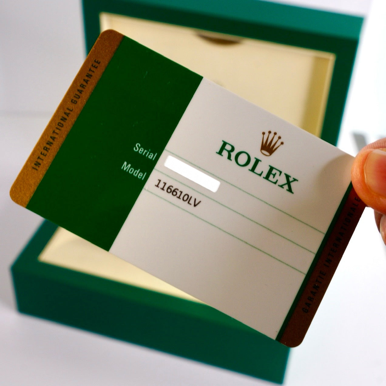 Rolex NEW OLD STOCK Submariner Date 116610LV “HULK” Green Dial & Bezel Stainless Steel 40mm 2019