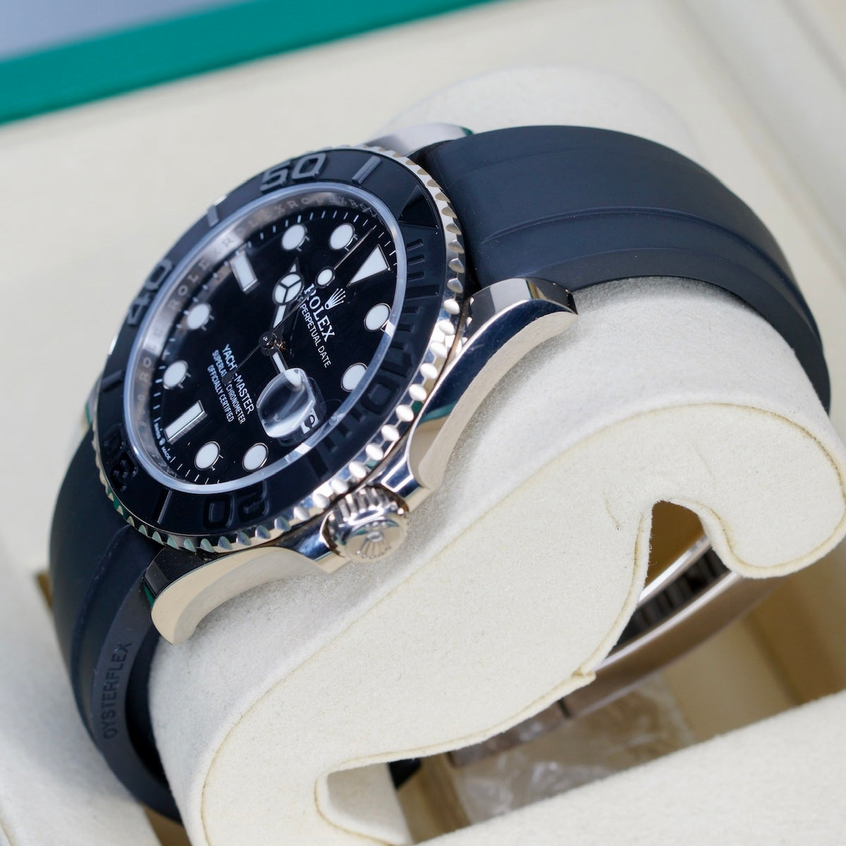 Rolex Yacht-Master 226659 Black Dial White Gold Oysterflex 42mm 2024