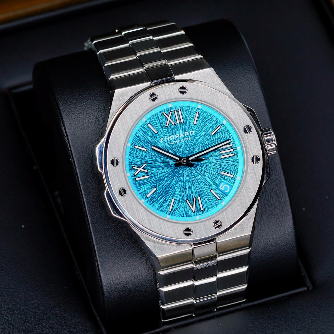 Chopard Alpine Eagle 298600-3016 “MARITIME BLUE” Turquoise Dial Stainless Steel 40mm