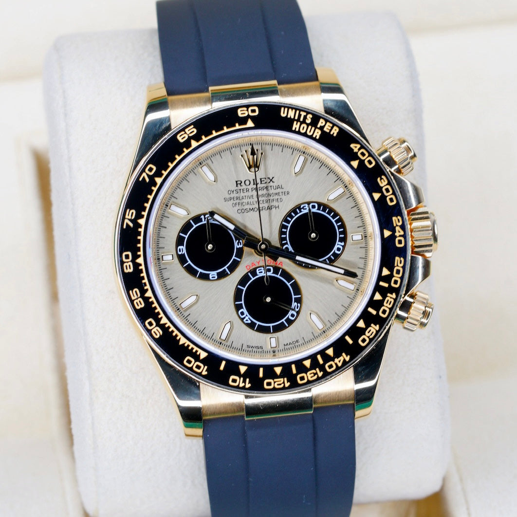 Rolex Daytona 126518LN "PIKACHU" Champagne Gold Black Sub Dials Yellow Gold Oysterflex 2023