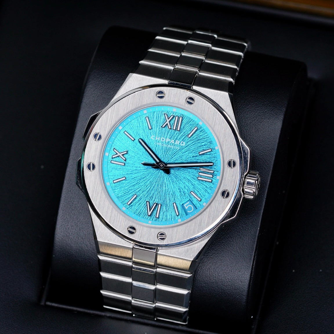 Chopard Alpine Eagle 298600-3016 “MARITIME BLUE” Turquoise Dial Stainless Steel 40mm