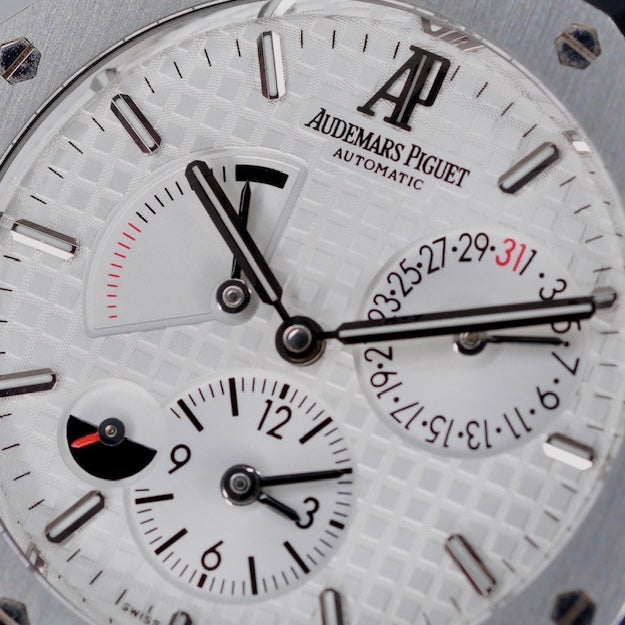 Audemars Piguet Royal Oak 26120ST.OO.1220ST.01 “DUAL TIME” White Dial Stainless Steel 39mm 2015