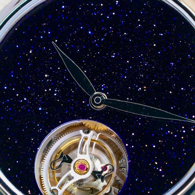 H.Moser & Cie. NEW Endeavour 1804-0226 Blue Aventurine Dial Tourbillon White Gold Blue Alligator Strap Limited Edition 40mm