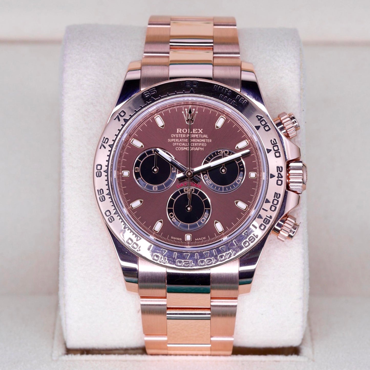 Rolex Daytona 116505 “CHOCOLATE” Brown Dial Black Subdials Rose Gold 40mm 2022