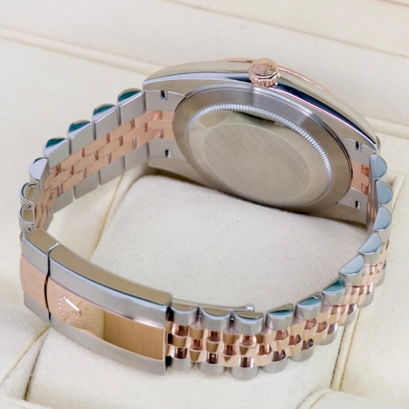 Rolex Datejust 126331 “CHOCOLATE” Brown Stick Dial Rose Gold & Steel Jubilee 41mm