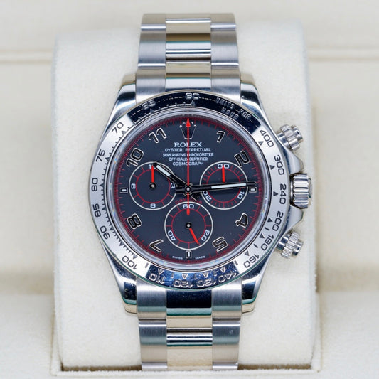 Rolex Daytona 116509 “BLACK RACING” Black Arabic Dial White Gold 40mm