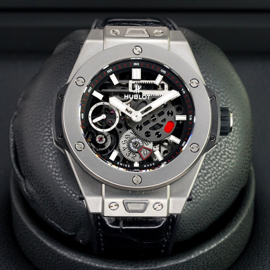 Hublot Big Bang Meca-10 414.NI.1123.RX Skeleton Dial Titanium 45mm