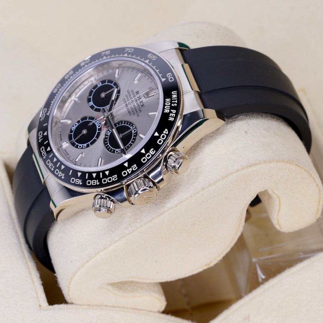 Rolex Daytona 126519LN-0006 “GHOST” Grey Dial White Gold Oysterflex 40mm