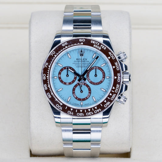 Rolex Daytona 126506 “PLATONA” Ice Blue Dial Platinum Open Case Back 40mm 2025