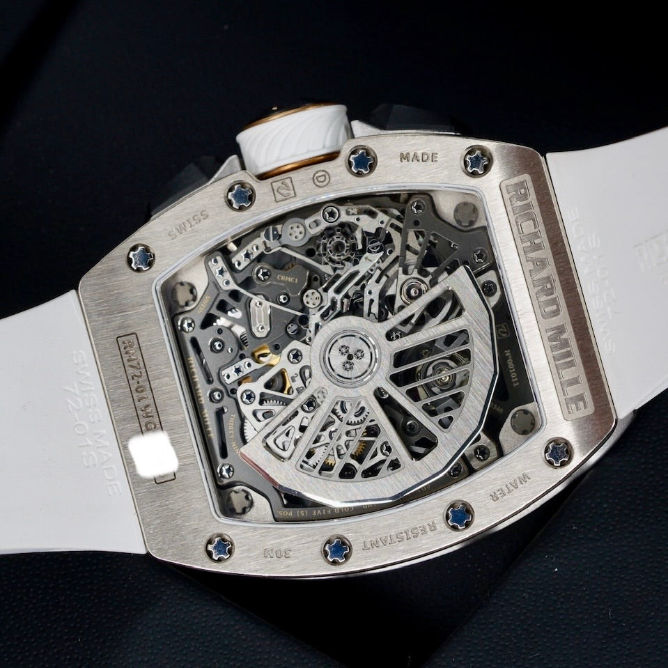 Richard Mille RM72-01 “SNOW LEOPARD” Skeleton Dial White Gold Diamond Case 2025