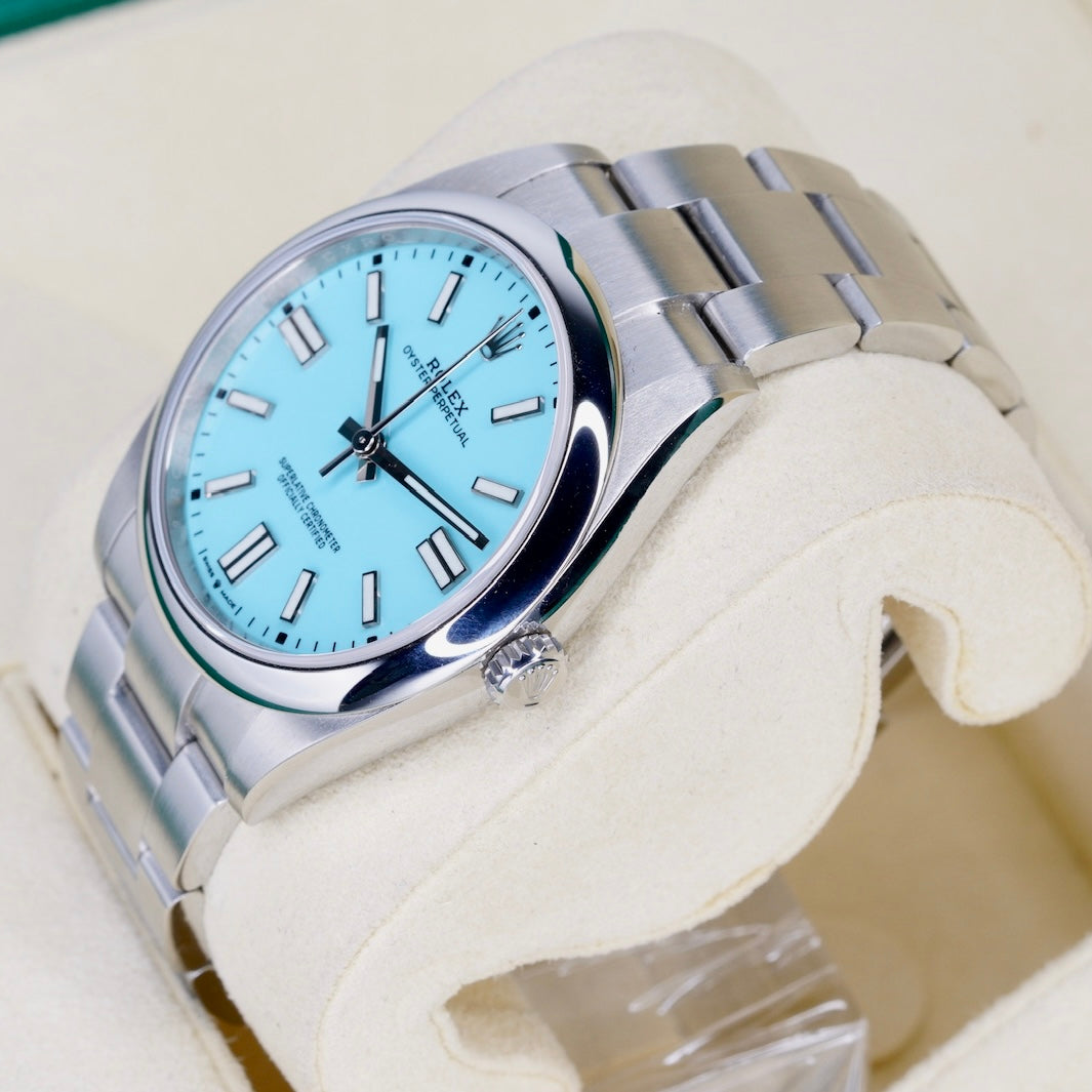 Rolex Oyster Perpetual 124300 “TURQUOISE” Turquoise Dial Stainless Steel 41mm