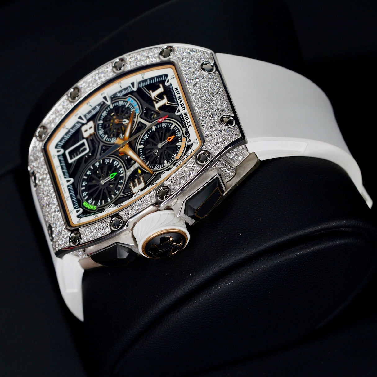Richard Mille RM72-01 “SNOW LEOPARD” Skeleton Dial White Gold Diamond Case 2025