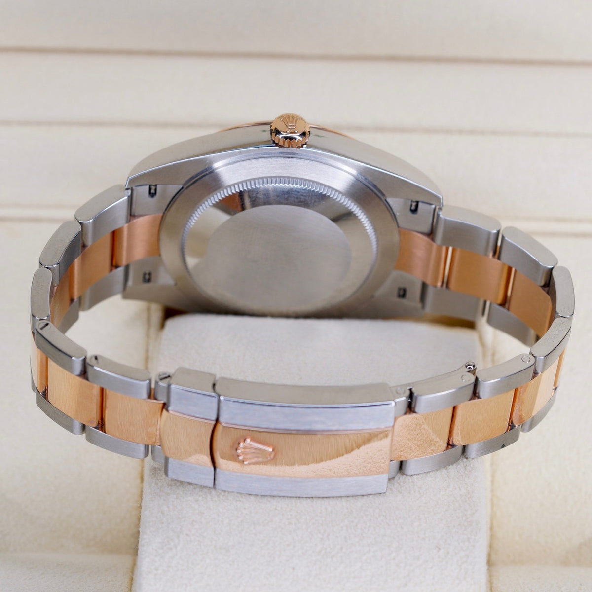 Rolex Datejust 126301 “CHOCOLATE” Brown Dial Smooth Bezel Rose Gold & Steel 41mm 2023