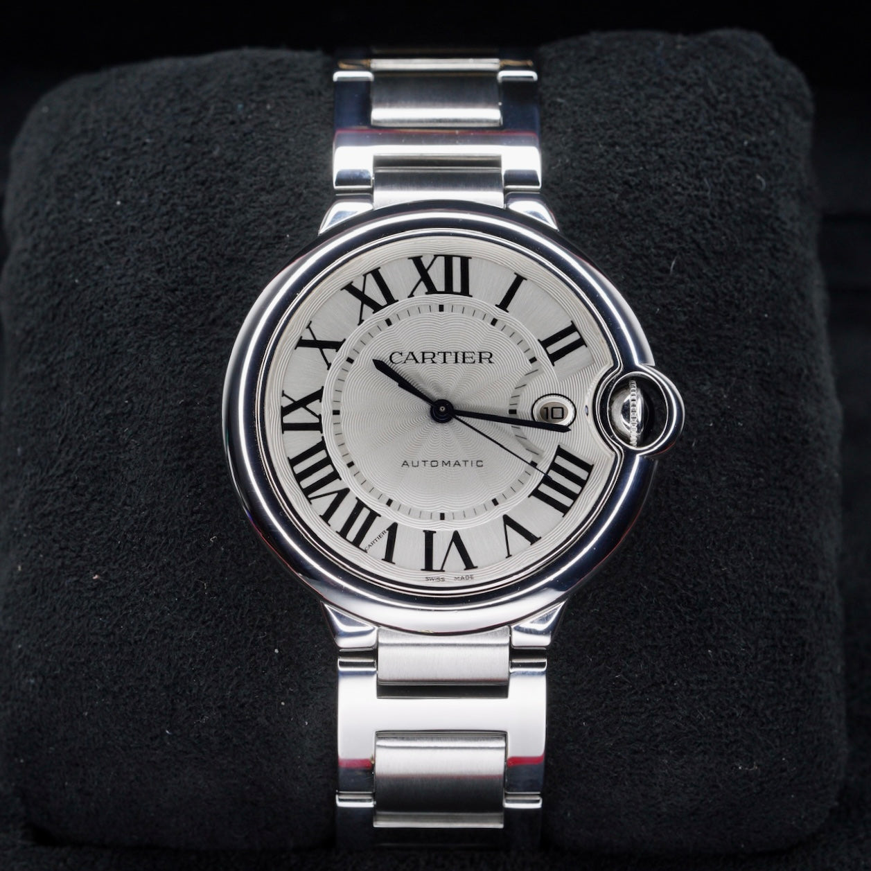 Cartier Ballon Bleu 3001 White Dial Stainless Steel 42mm