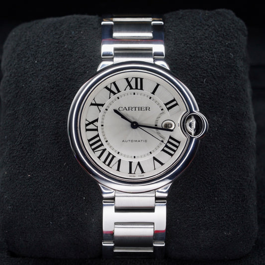 Cartier Ballon Bleu 3001 White Dial Stainless Steel 42mm