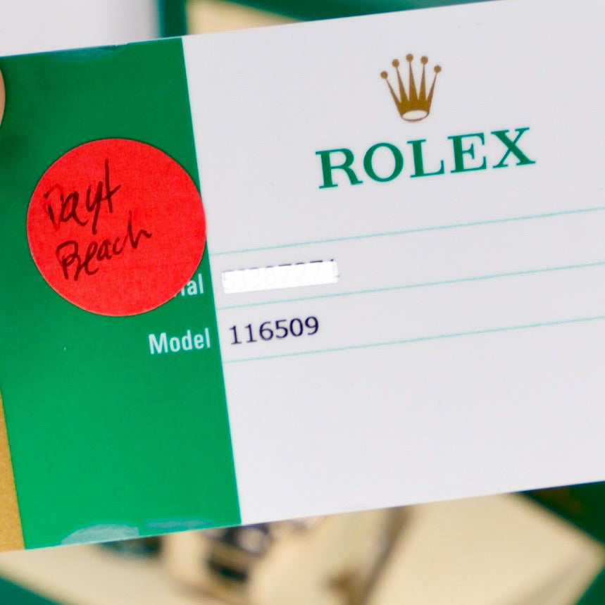 Rolex Daytona 116509 “BEACH” Chrysoprase Dial White Gold 40mm 2016