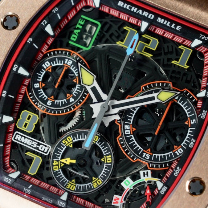 Richard Mille RM65-01 CA RG Skeleton Rose Gold Chronograph 2025