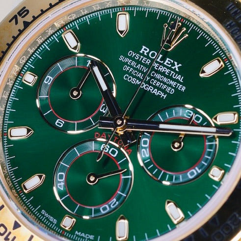 Rolex Daytona 116508 “JOHN MAYER” Green Dial Yellow Gold 40mm 2021