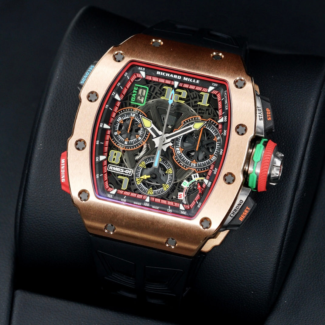 Richard Mille RM65-01 CA RG Skeleton Rose Gold Chronograph 2025