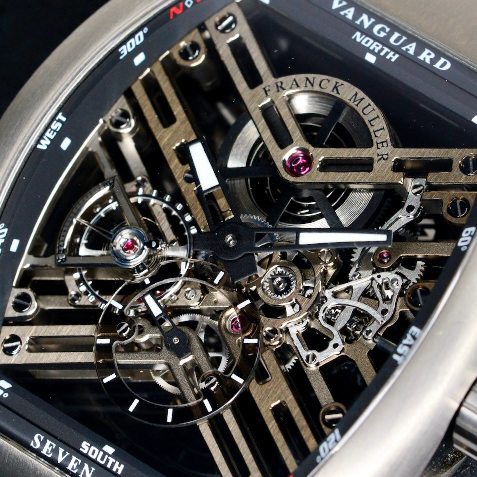 Franck Muller Vanguard V45 S6 SQT TT BR NR Skeleton Seven Days