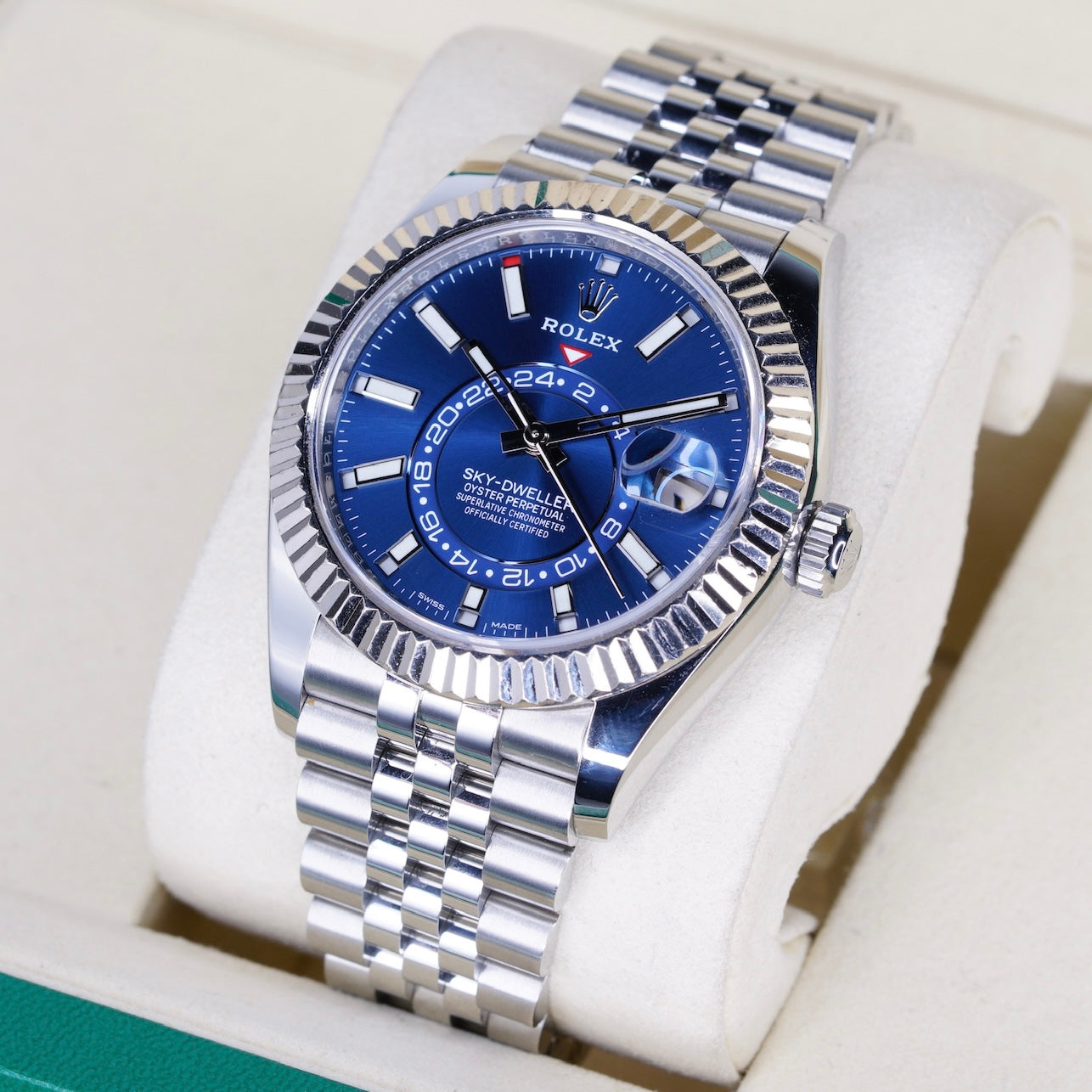 Rolex Sky-Dweller 326934 “SKY BLUE” Blue Dial Stainless Steel 40mm 2022