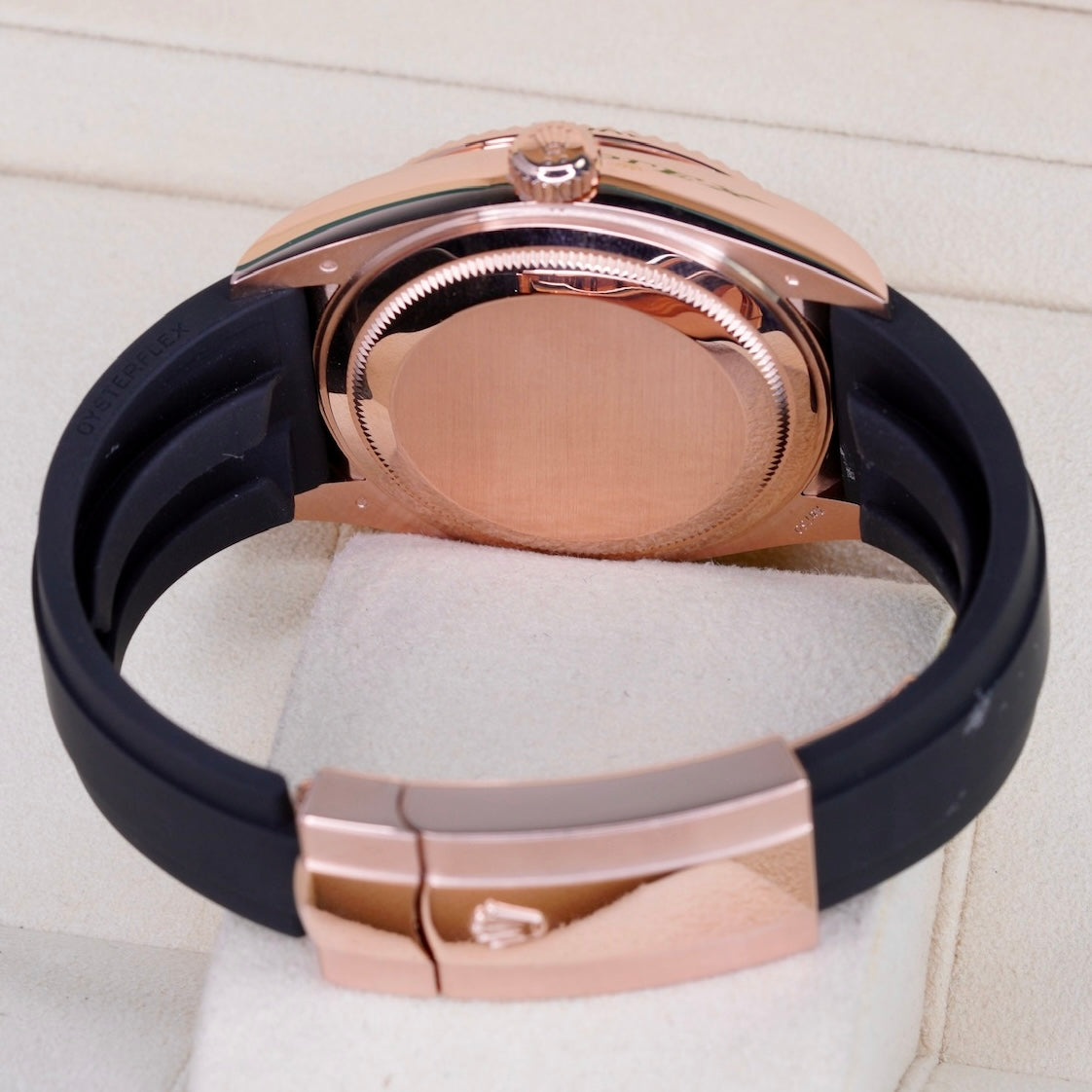 Rolex Sky-Dweller 326235 Rhodium Dial Rose Gold Oysterflex 42mm