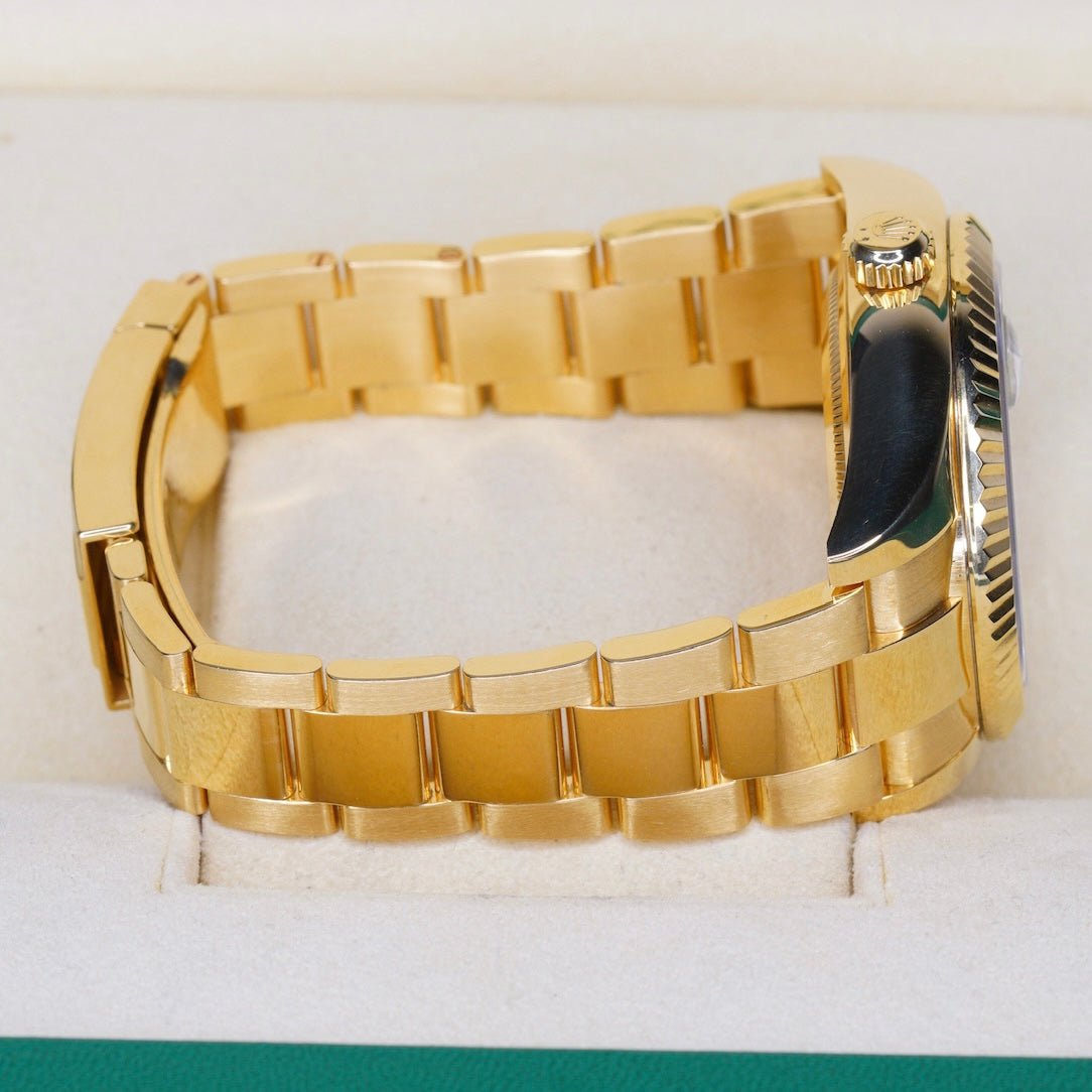 Rolex Sky-Dweller 326938 “BRIGHT BLACK” Black Dial Yellow Gold 42mm 2020