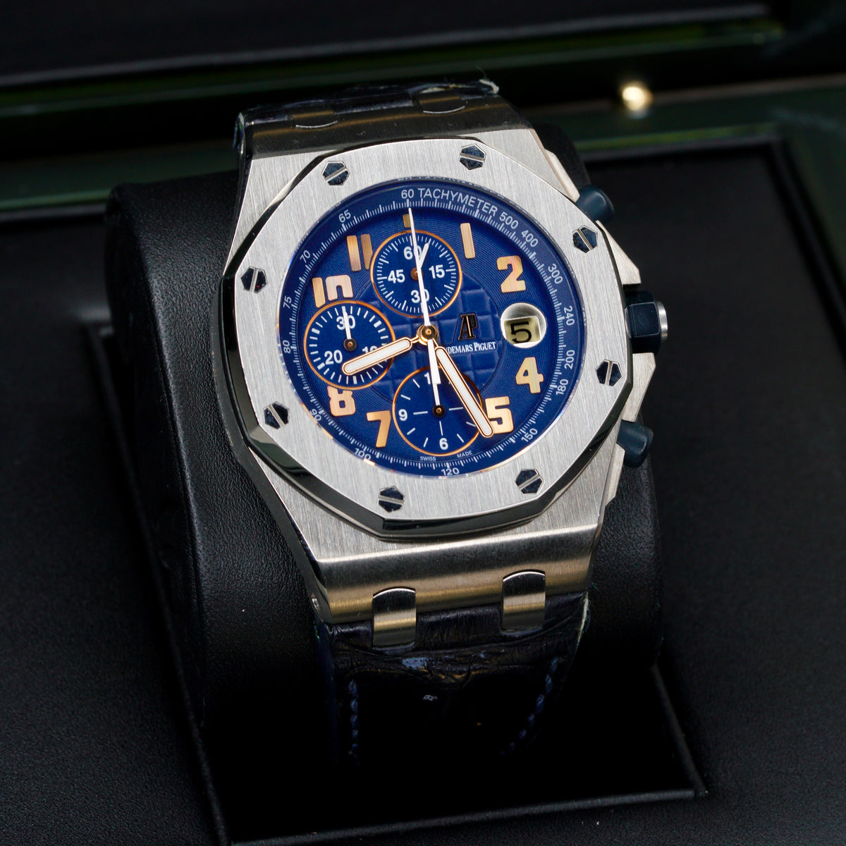 Audemars Piguet Royal Oak Offshore 26365IS.OO.D305CR.01 “PRIDE OF ARGENTINA” Blue Dial Titanium Leather Strap
