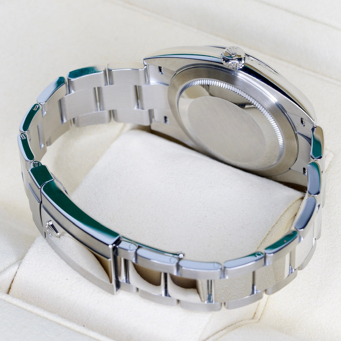 Rolex Datejust 126300 “WIMBLEDON” Grey Green Roman Dial Stainless Steel Smooth Bezel Oyster 41mm 2024
