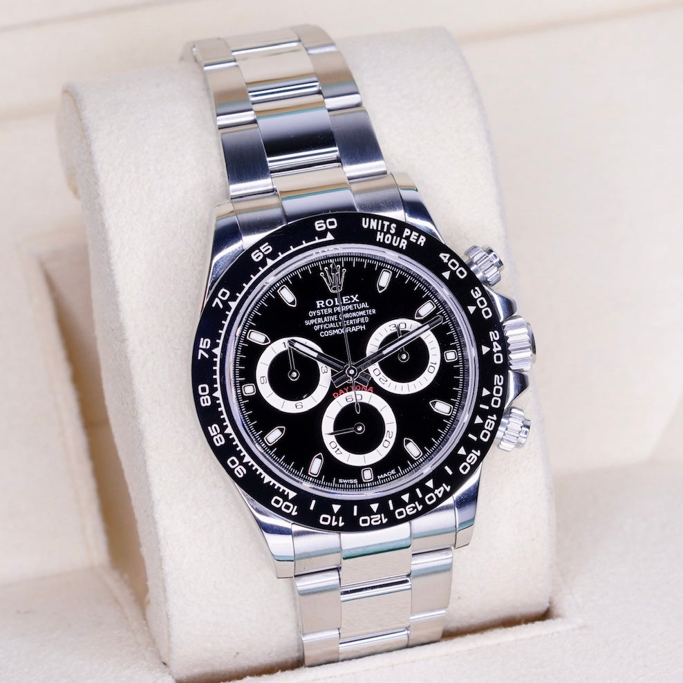 Rolex Daytona 116500LN 116500LN “REVERSE PANDA” Black Dial White Sub Dials Stainless Steel 40mm