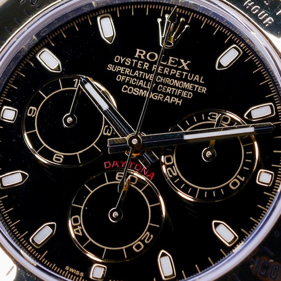 Rolex Daytona 116523 Black Dial Two-Tone Stainless Steel & Yellow Gold 40mm