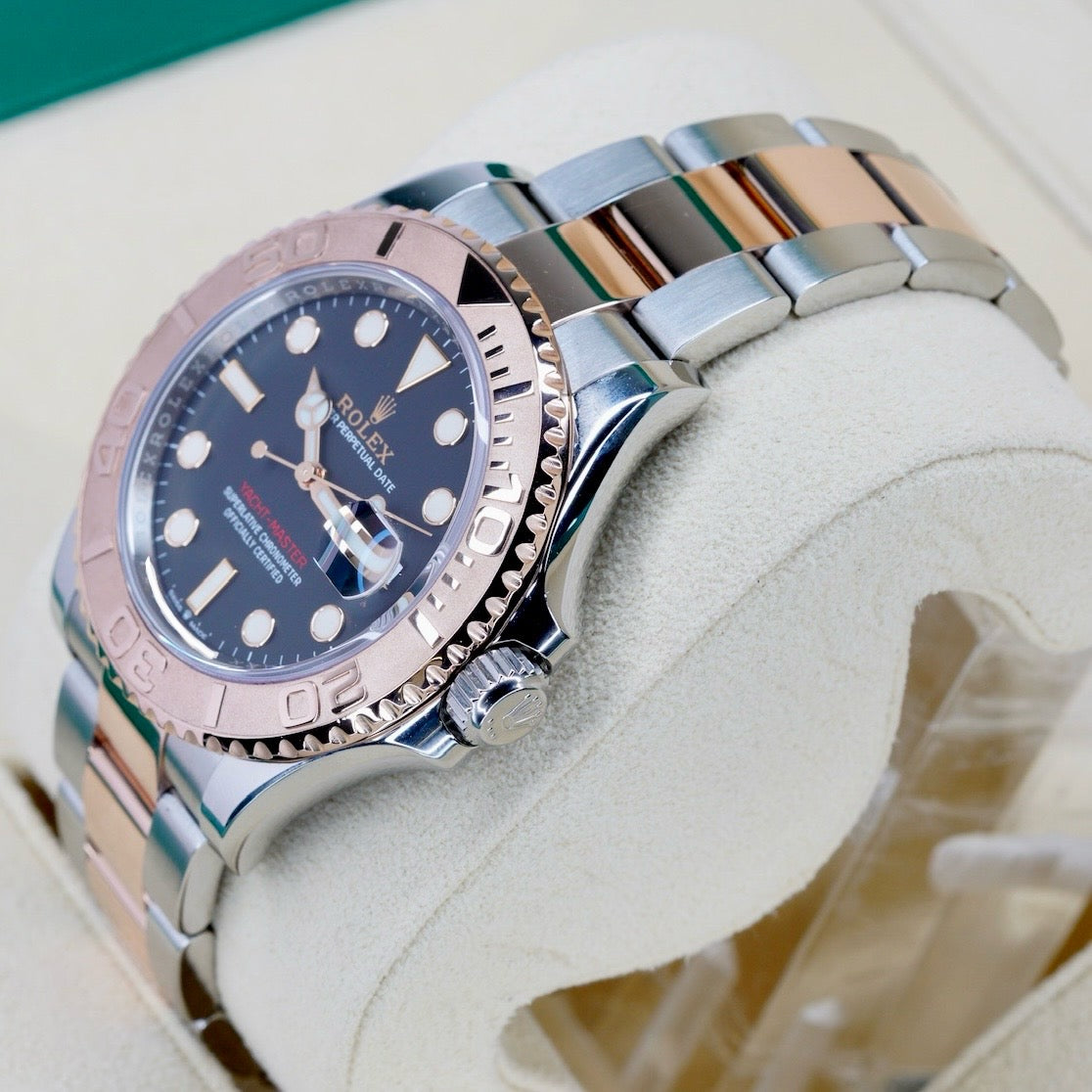 Rolex Yacht-Master 126621 Black Dial Two-Tone Rose Gold & Steel 40mm 2022