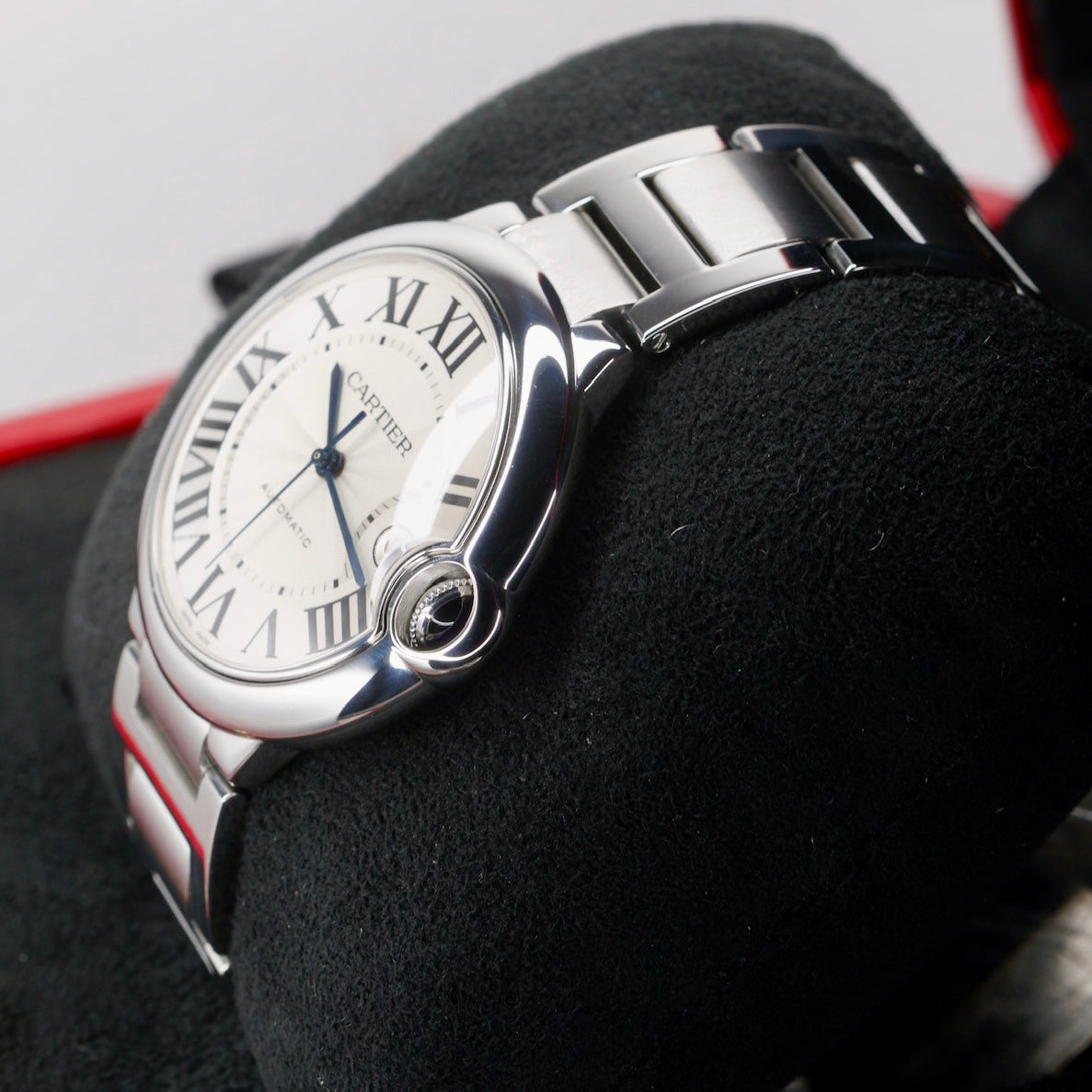 Cartier Ballon Bleu 3001 White Dial Stainless Steel 42mm