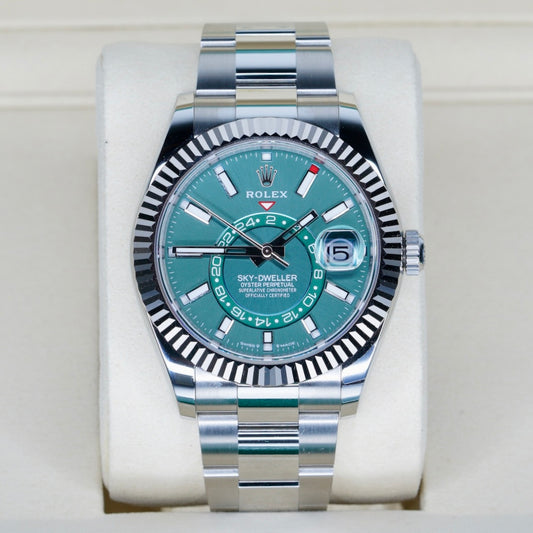 Rolex NEW 2026 Sky-Dweller 336934 “GREEN SKY” Green Dial Stainless Steel Oyster 42mm