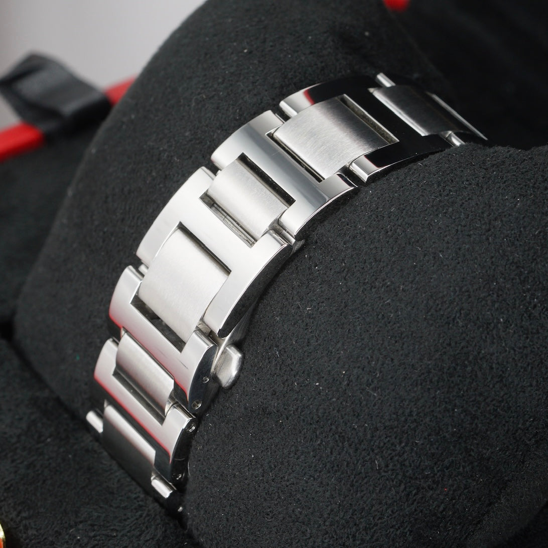 Cartier Ballon Bleu 3001 White Dial Stainless Steel 42mm