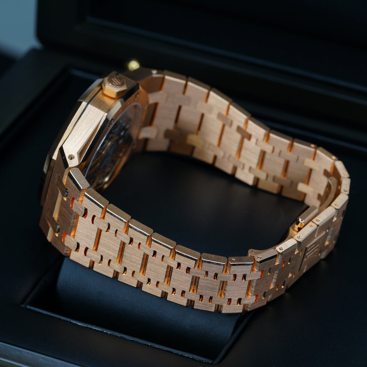 Audemars Piguet NEW Royal Oak 15510OR.OO.1320OR.03 “BLUE OAK” Blue Dial Rose Gold 41mm