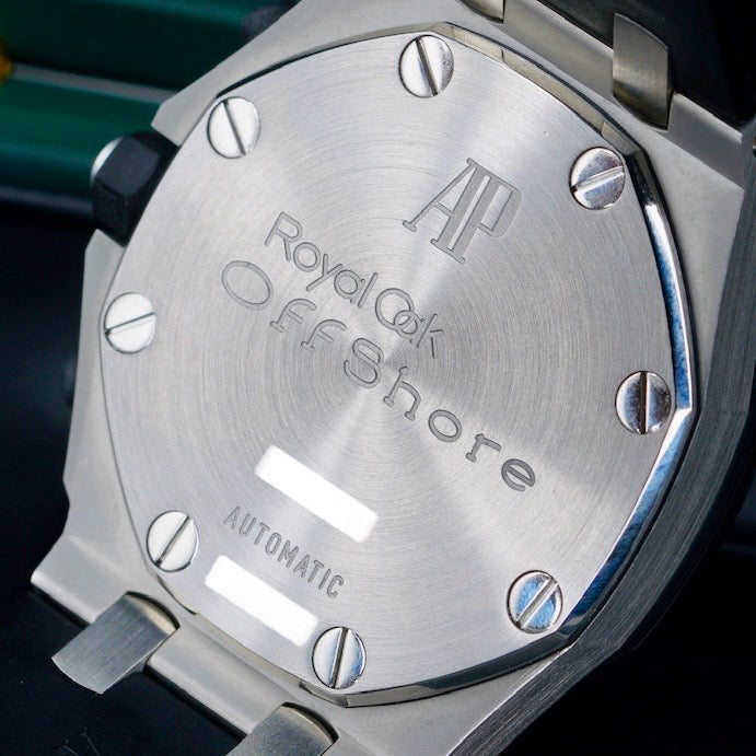Audemars Piguet Royal Oak Offshore 25940SK.OO.D002CA.02.A “RUBBERCLAD” White Dial Black Sub Dial Stainless Steel Rubber Strap 42mm