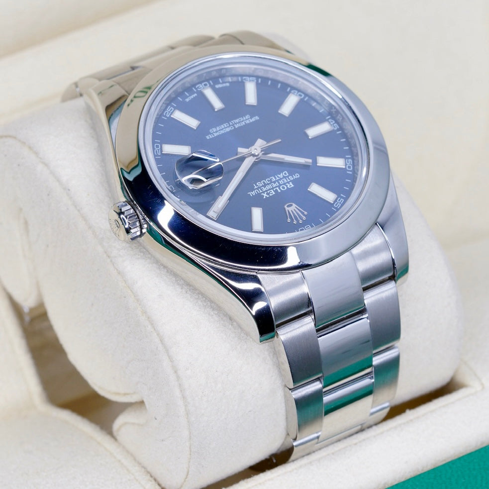 Rolex Datejust 116300 Blue Dial Stainless Steel Oyster 41mm