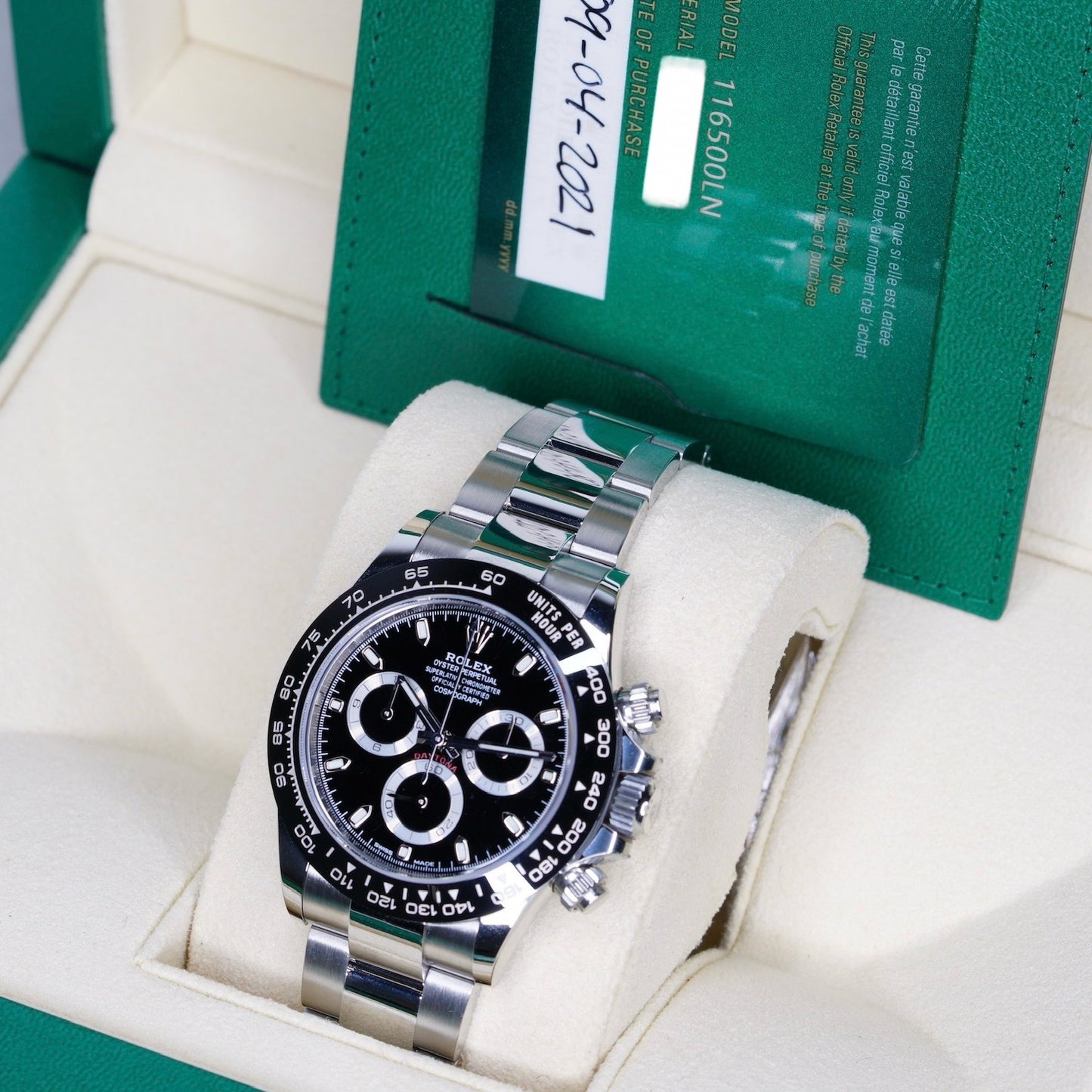 Rolex Daytona 116500LN “BLACK PANDA” Black Dial Stainless Steel 40mm 2021