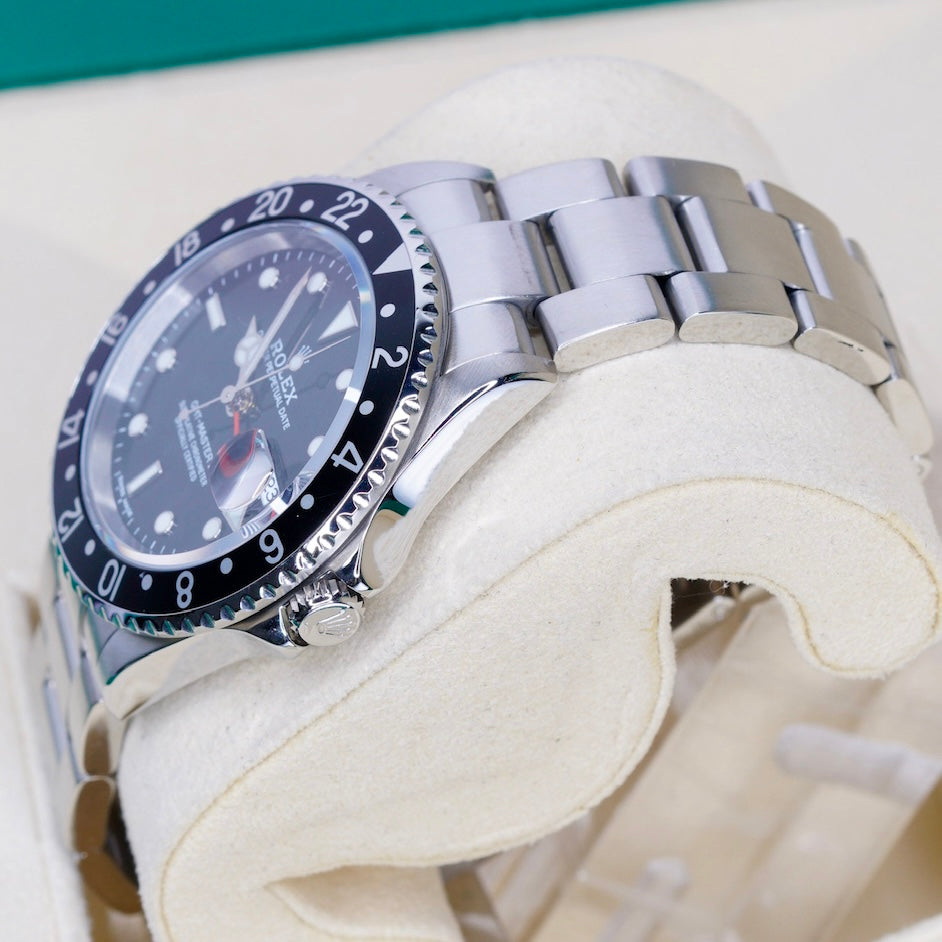 Rolex GMT-Master II 16710LN Black Dial Red Arrow Stainless Steel 40mm