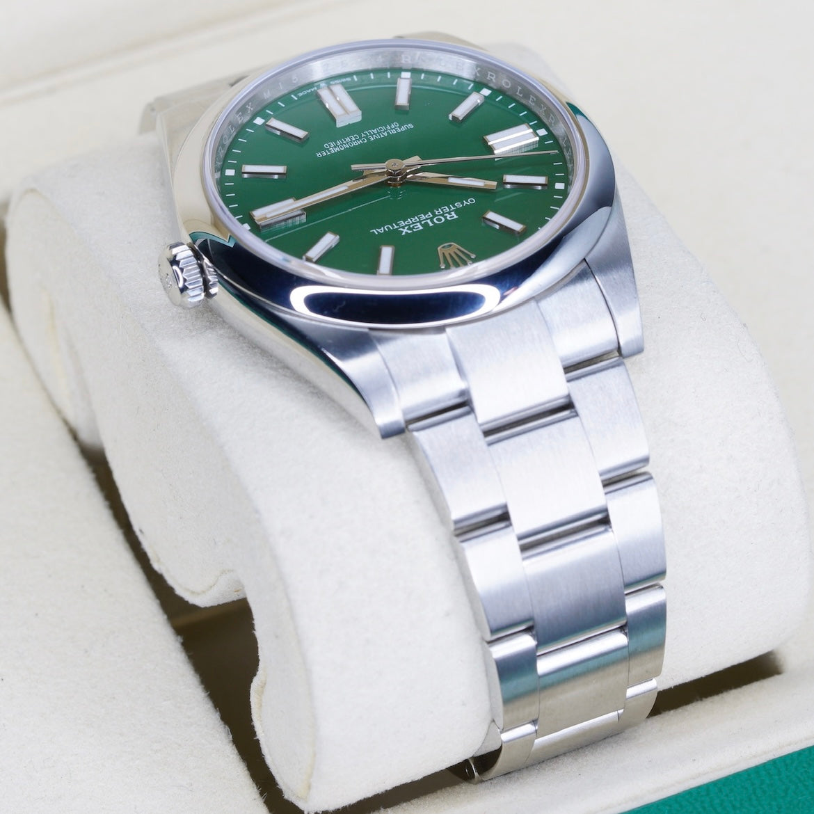 Rolex Oyster Perpetual 124300 “DEEP GREEN” Green Dial Stainless Steel 41mm 2025