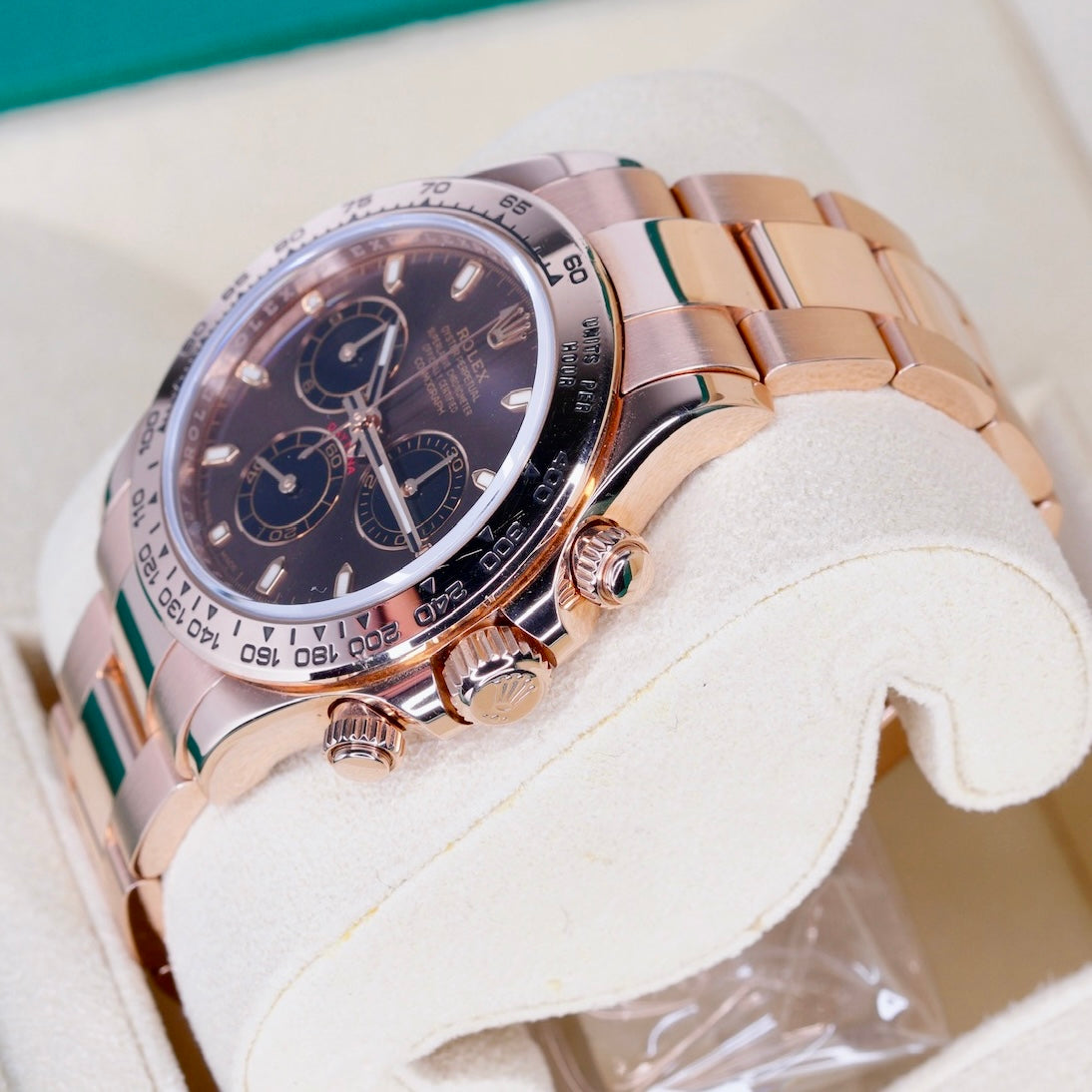 Rolex Daytona 116505 “CHOCOLATE” Brown Stick Dial Rose Gold 40mm