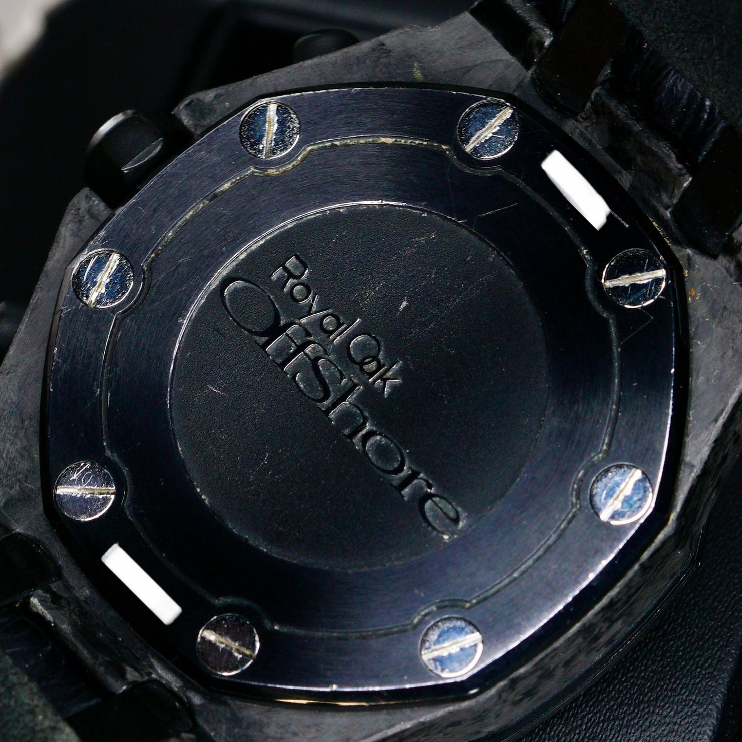 Audemars Piguet Royal Oak Offshore 26176FO.OO.D101CR.02 “BUMBLE BEE” Black Dial Yellow Accents Carbon Case Leather Strap 42mm