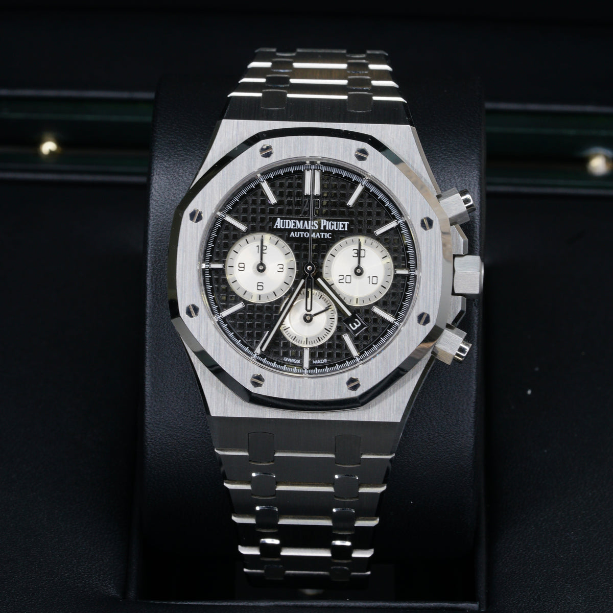Audemars Piguet Royal Oak 26331ST.OO.1220ST.02 “BLACK OAK” Black Dial Stainless Steel 41mm