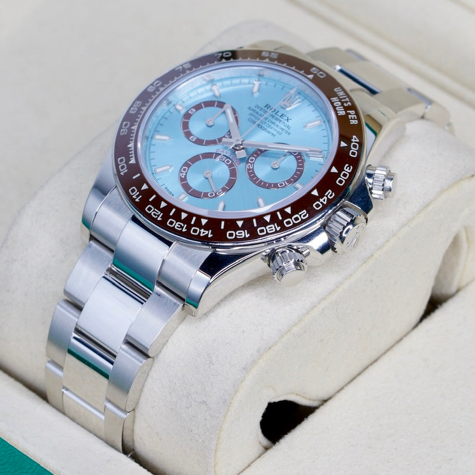 Rolex Daytona 126506 “PLATONA” Ice Blue Dial Platinum Open Case Back 40mm 2025